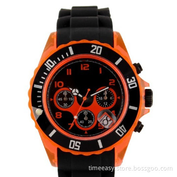 New Fashion Plastic Sports Watches with Japan Movement